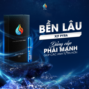 PYRA Deodorant Spray -  Đẳng cấp phái mạnh dung tích 5ml